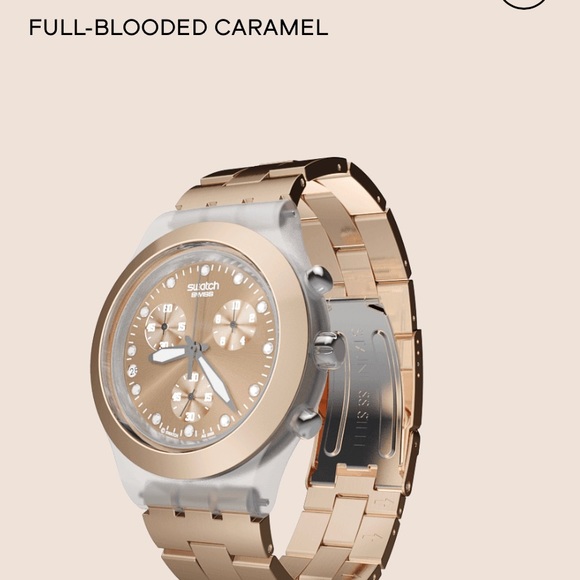 Swatch watch - rose gold / caramel - Picture 9 of 9